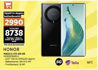 POWER HONOR MAGICS LITE 256 GB HON5109ARUJ tilbud