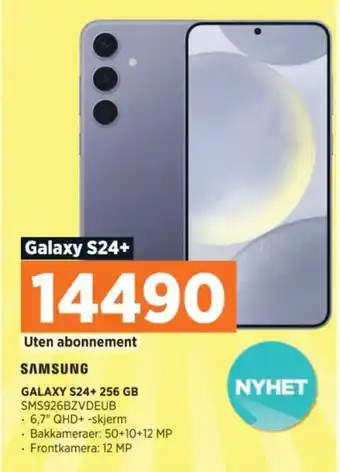 POWER SAMSUNG GALAXY S24+ 256 GB tilbud