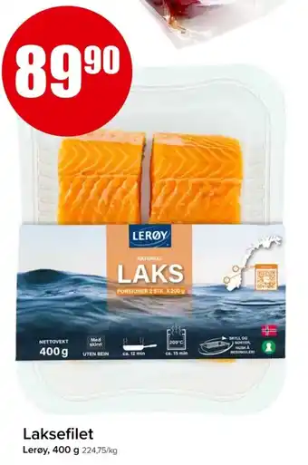 Eurospar Laksefilet tilbud