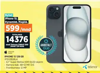 POWER IPHONE 15 128 GB tilbud