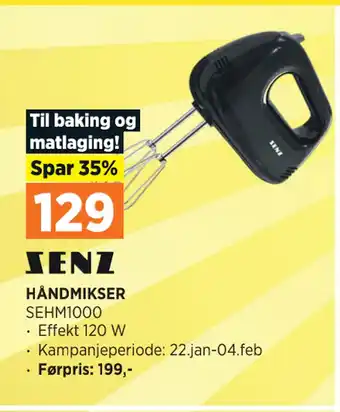 POWER HÅNDMIKSER tilbud