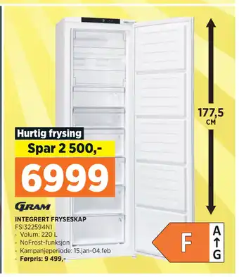 POWER INTEGRERT FRYSESKAP tilbud