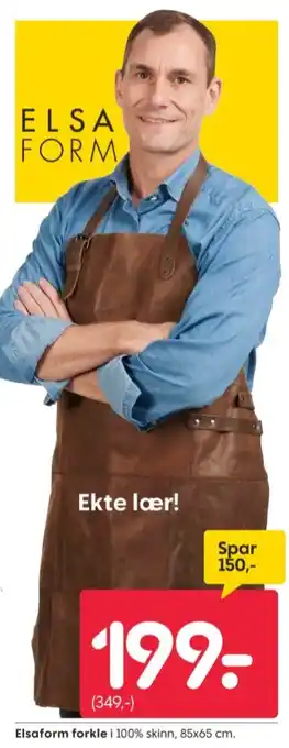 Rusta Elsaform forkle tilbud