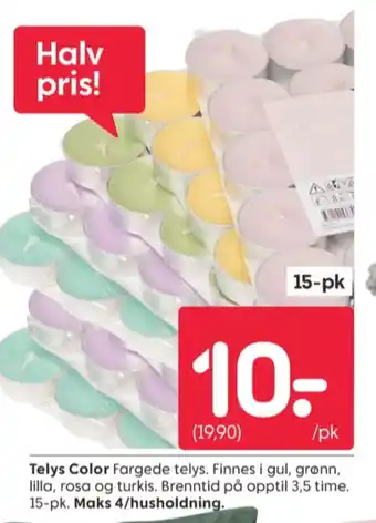 Rusta Ukjent telys tilbud