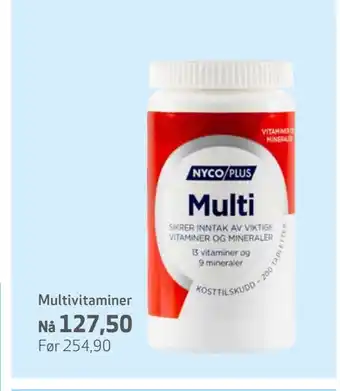 Apotek 1 Multi vitaminer tilbud