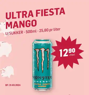 Holdbart ULTRA FIESTA MANGO tilbud