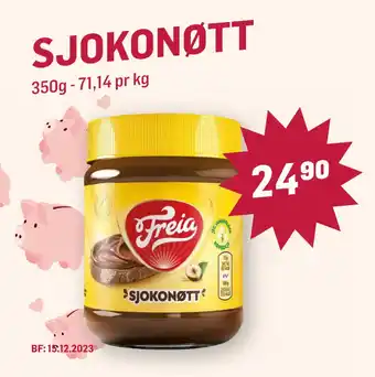 Holdbart SJOKONØTT tilbud