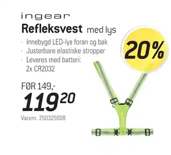 Thansen Refleksvest tilbud