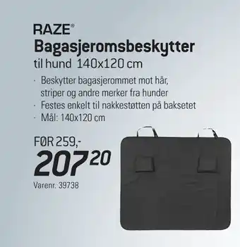 Thansen Bagasjeromsbeskytter tilbud