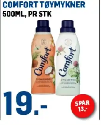 Price Lagerbutikk COMFORT TØYMYKNER tilbud
