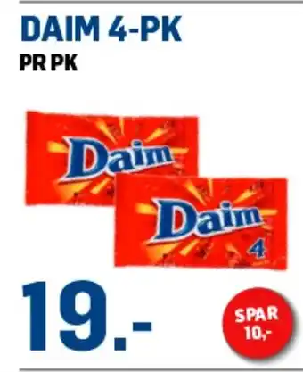 Price Lagerbutikk DAIM 4-PK tilbud