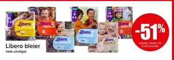 Spar Libero bleier tilbud
