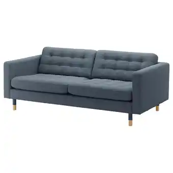 IKEA Landskrona 3-seters sofa, Gunnared blå/tre tilbud