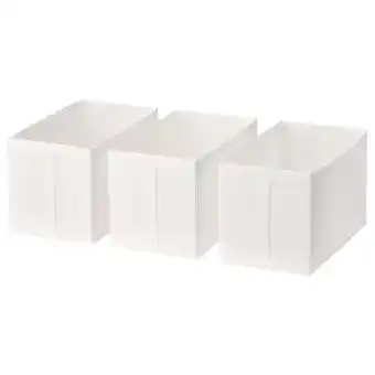 IKEA Skubb Boks, hvit, 31x55x33 cm tilbud
