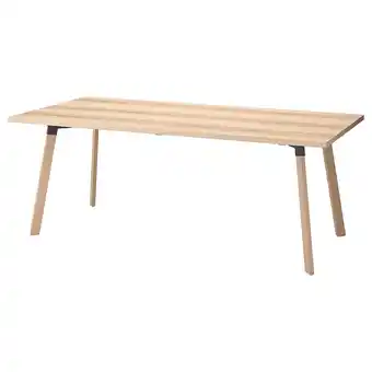 IKEA Ypperlig Bord, ask, 200x90 cm tilbud