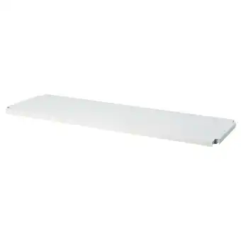 IKEA Ivar Hylleplate, hvit metall, 83x30 cm tilbud