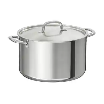 IKEA Ikea 365+ Gryte med lokk, rustfritt stål, 10.0 l tilbud
