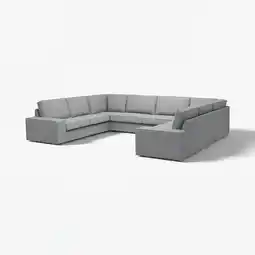 IKEA Kivik U-formet sofa, 7-seters, Tibbleby beige/grå tilbud