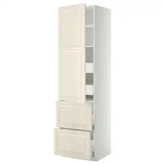 IKEA Metod / maximera Høysk hy/4 sk/d/2 fr, hvit/bodbyn offwhite, 60x60x220 cm tilbud
