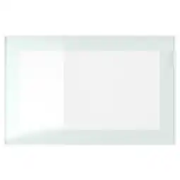 IKEA Glassvik Vitrinedør, hvit/lys grønn frostet glass, 60x38 cm tilbud