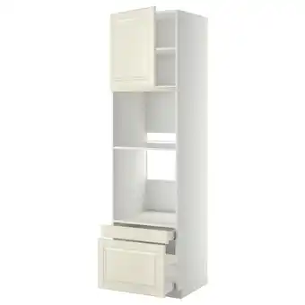 IKEA Metod / maximera Høyskap f ov/komb ov m sk/2 sk, hvit/bodbyn offwhite, 60x60x220 cm tilbud