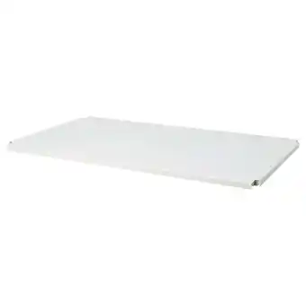 IKEA Ivar Hylleplate, hvit metall, 83x50 cm tilbud