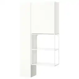 IKEA Enhet Oppbevaringskombinasjon, hvit, 90x32x180 cm tilbud