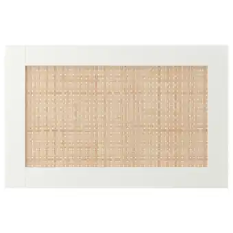 IKEA Studsviken Dør-/skuffefront, hvit/flettet poppel, 60x38 cm tilbud