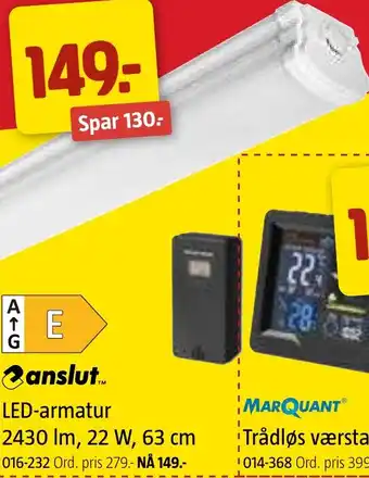 Jula LED-armatur tilbud