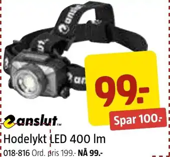 Jula Hodelykt LED 400 Im tilbud