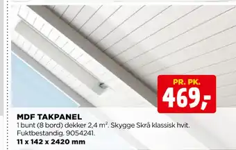 jem & fix MDF TAKPANEL tilbud