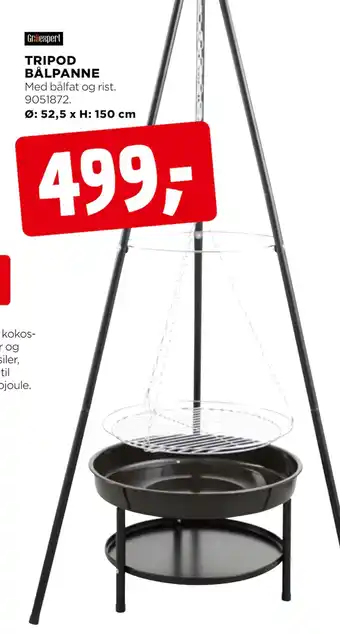 jem & fix TRIPOD BÅLPANNE tilbud