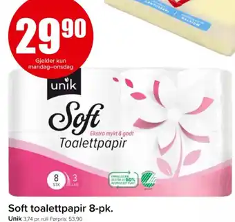 Soft toalettpapir 8-pk.