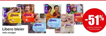 Spar Libero bleier hele utvalget tilbud