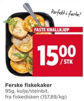 Meny Ferske fiskekaker tilbud