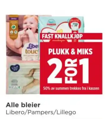 Meny Alle bleier tilbud