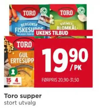 Meny Toro supper tilbud