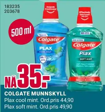 Europris COLGATE MUNNSKYLL tilbud