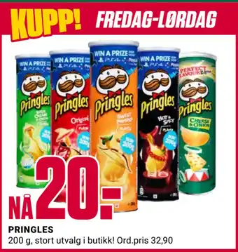 Europris PRINGLES tilbud