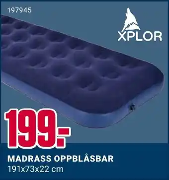 Europris MADRASS OPPBLÅSBAR tilbud
