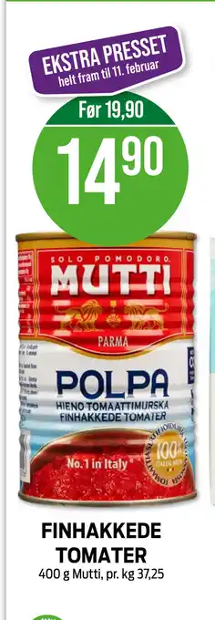 Kiwi FINHAKKEDE TOMATER tilbud