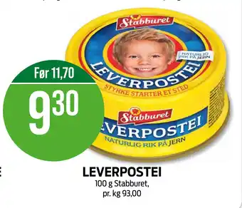 Kiwi LEVERPOSTEI tilbud