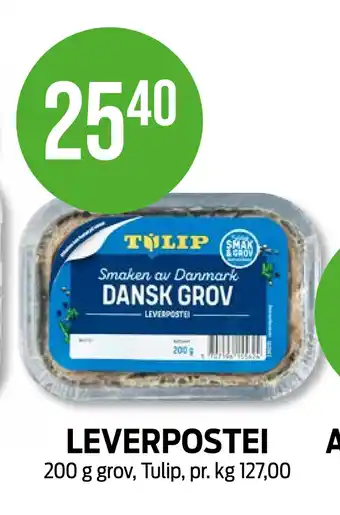 Kiwi LEVERPOSTEI tilbud