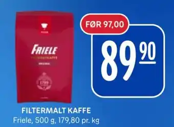 Rema 1000 FILTERMALT KAFFE tilbud