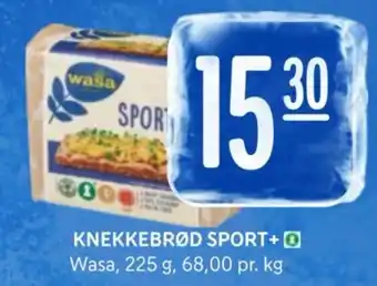 Rema 1000 KNEKKEBRØD SPORT+ tilbud