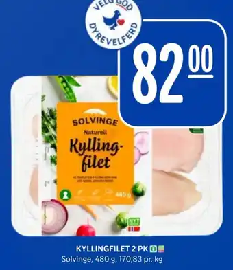 Rema 1000 KYLLINGFILET 2 PK tilbud