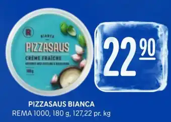 Rema 1000 PIZZASAUS BIANCA tilbud