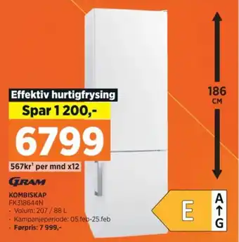 POWER KOMBISKAP FK318644N tilbud