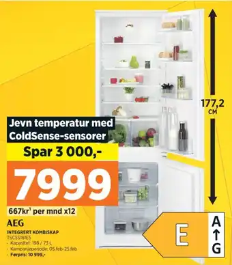 POWER INTEGRERT KOMBISKAP TSC5S181ES tilbud