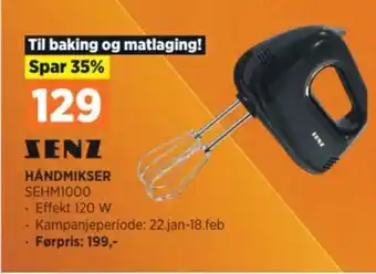 POWER HÄNDMIKSER SEHM1000 tilbud